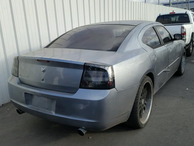 2B3KA43R46H469024 - 2006 DODGE CHARGER SE BLUE photo 4