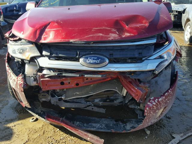 2FMDK3JC9DBC89000 - 2013 FORD EDGE SEL RED photo 9