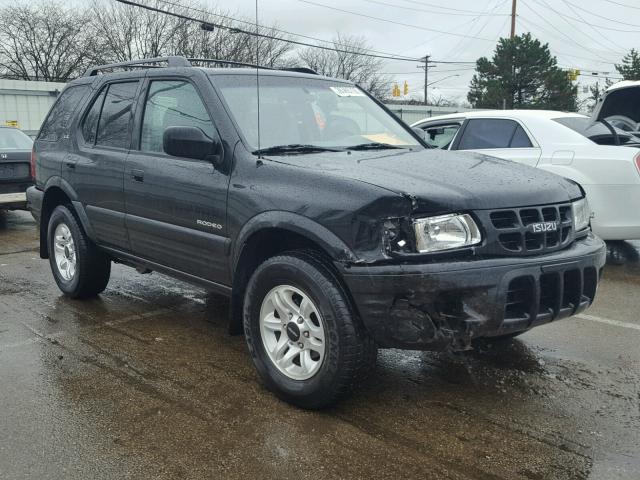 4S2CK58W024341590 - 2002 ISUZU RODEO S BLACK photo 1