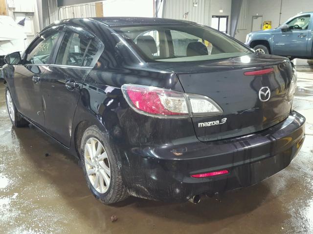 JM1BL1V81C1633514 - 2012 MAZDA 3 I BLACK photo 3