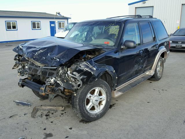 1FMDU34E2XZB21286 - 1999 FORD EXPLORER BLACK photo 2