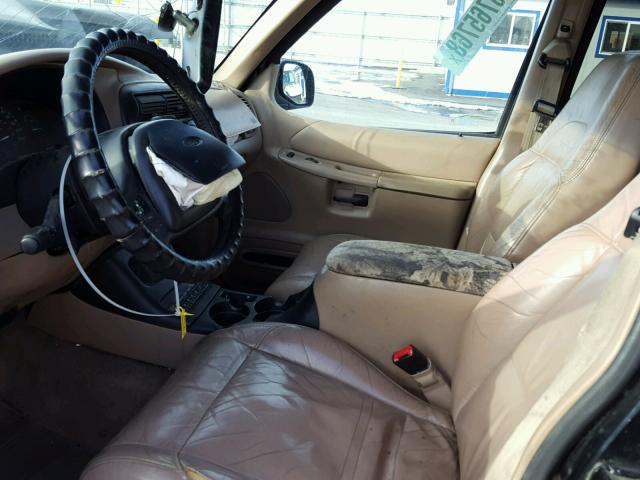 1FMDU34E2XZB21286 - 1999 FORD EXPLORER BLACK photo 5