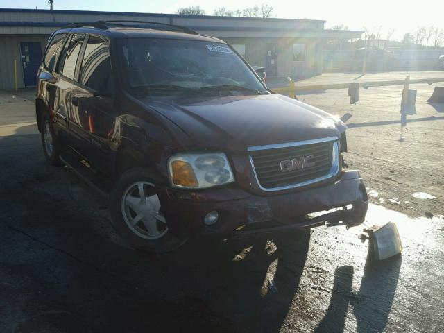 1GKDT13S022251284 - 2002 GMC ENVOY RED photo 1