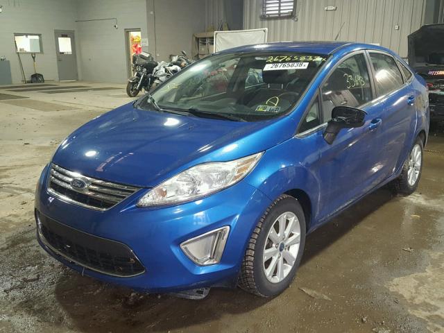 3FADP4CJ4BM179626 - 2011 FORD FIESTA SEL BLUE photo 2