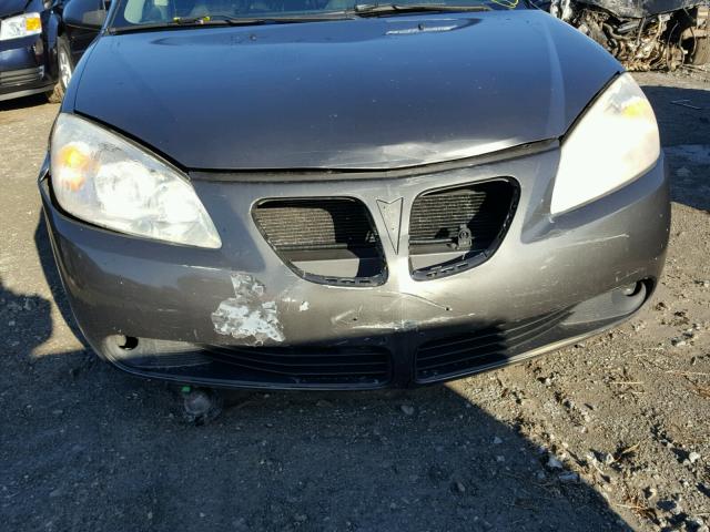 1G2ZG528454136879 - 2005 PONTIAC G6 GRAY photo 9