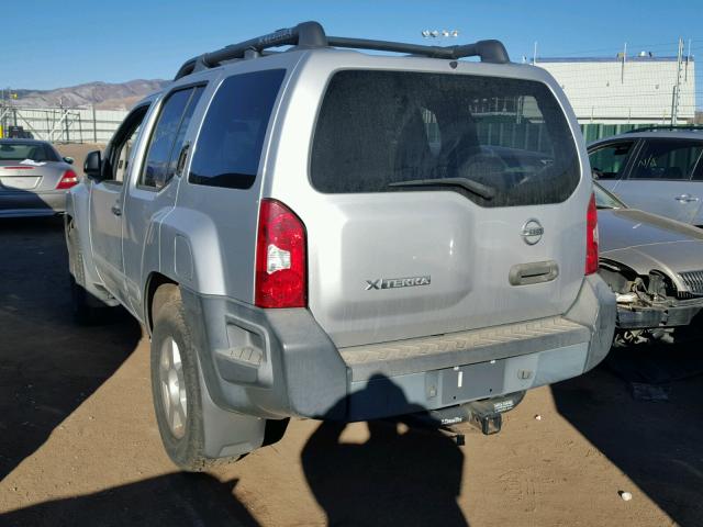 5N1AN08WX5C633315 - 2005 NISSAN XTERRA OFF SILVER photo 3