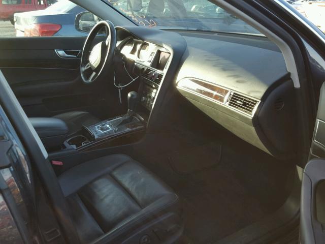 WAUKGAFB9AN052800 - 2010 AUDI A6 PRESTIG BLUE photo 5