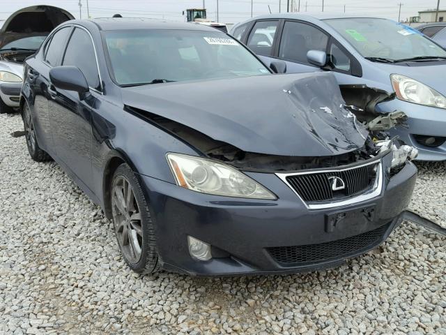 JTHBE262485021199 - 2008 LEXUS IS 350 BLACK photo 1