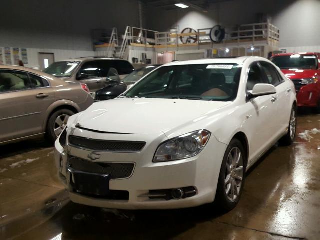 1G1ZK57758F188307 - 2008 CHEVROLET MALIBU LTZ WHITE photo 2