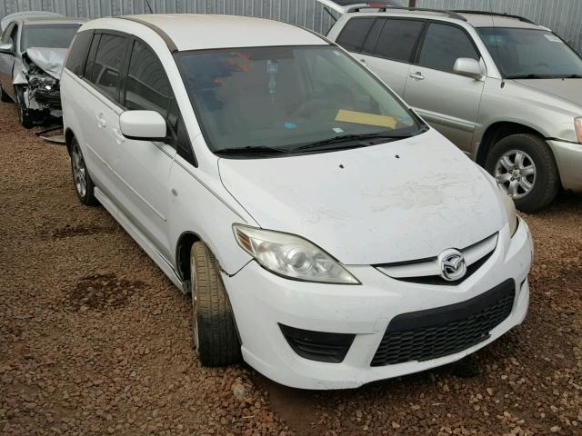 JM1CR29L790347236 - 2009 MAZDA 5 WHITE photo 1