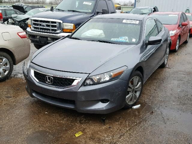 1HGCS128X9A000094 - 2009 HONDA ACCORD EXL GRAY photo 2