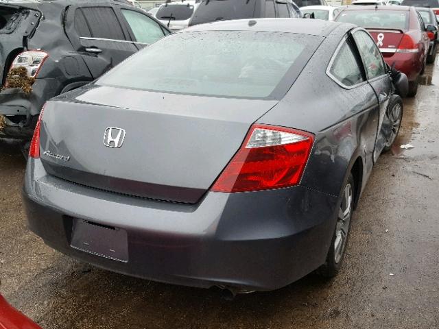 1HGCS128X9A000094 - 2009 HONDA ACCORD EXL GRAY photo 4