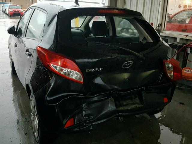 JM1DE1HY3B0129579 - 2011 MAZDA MAZDA2 BLACK photo 3