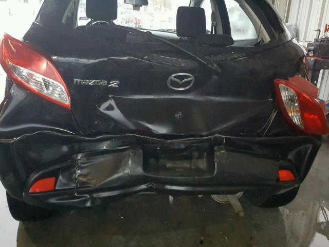 JM1DE1HY3B0129579 - 2011 MAZDA MAZDA2 BLACK photo 9