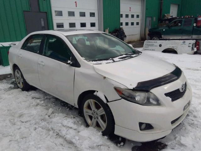 2T1BE4EEXAC043998 - 2010 TOYOTA COROLLA XR WHITE photo 1