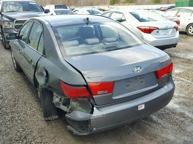 5NPET4AC1AH576570 - 2010 HYUNDAI SONATA GLS GRAY photo 3