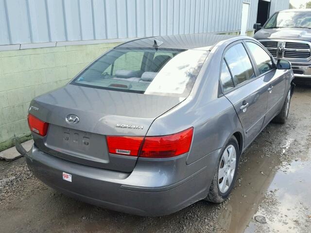 5NPET4AC1AH576570 - 2010 HYUNDAI SONATA GLS GRAY photo 4