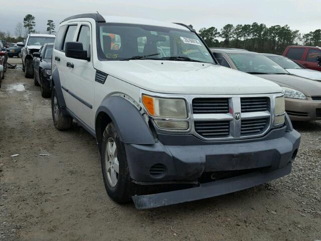 1D8GU28K57W565003 - 2007 DODGE NITRO SXT WHITE photo 1