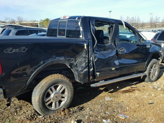 1FTPW14545FB31512 - 2005 FORD F150 SUPER BLACK photo 9