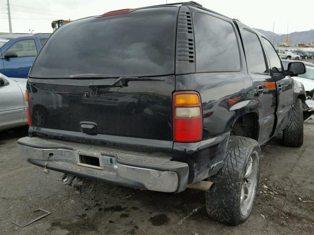 1GNEK13T91J205752 - 2001 CHEVROLET TAHOE K150 BLACK photo 4