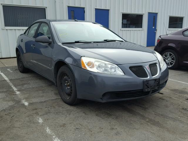 1G2ZF57B084291490 - 2008 PONTIAC G6 VALUE L GRAY photo 1