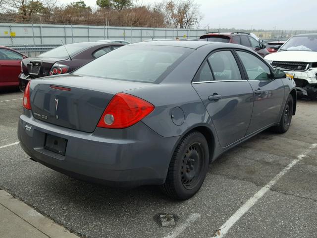 1G2ZF57B084291490 - 2008 PONTIAC G6 VALUE L GRAY photo 4