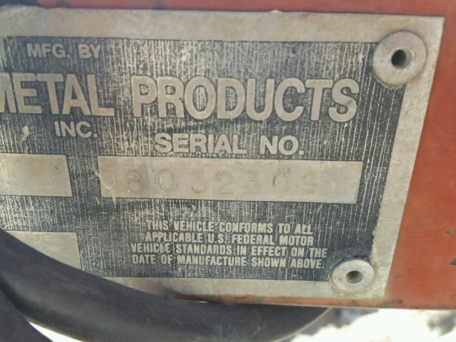 00000000098032309 - 1998 UTILITY TRAILER RED photo 10