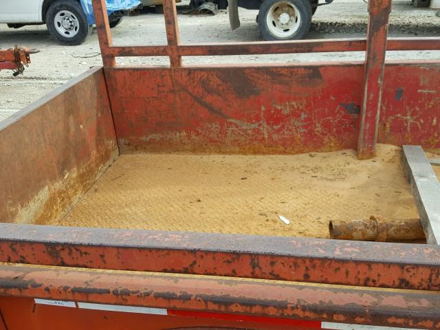 00000000098032309 - 1998 UTILITY TRAILER RED photo 6