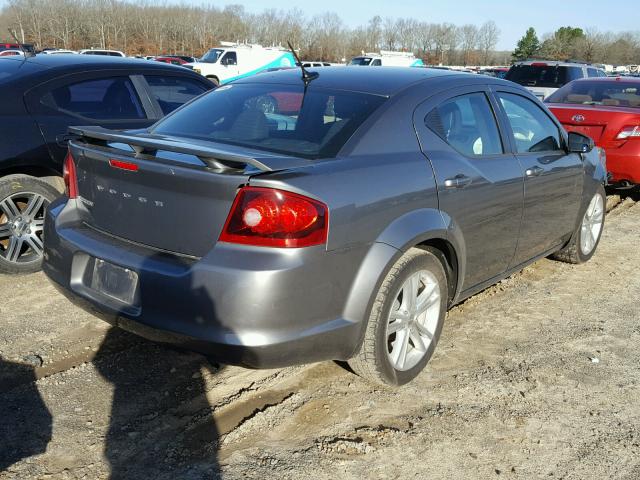 1B3BD1FG7BN620682 - 2011 DODGE AVENGER MA GRAY photo 4