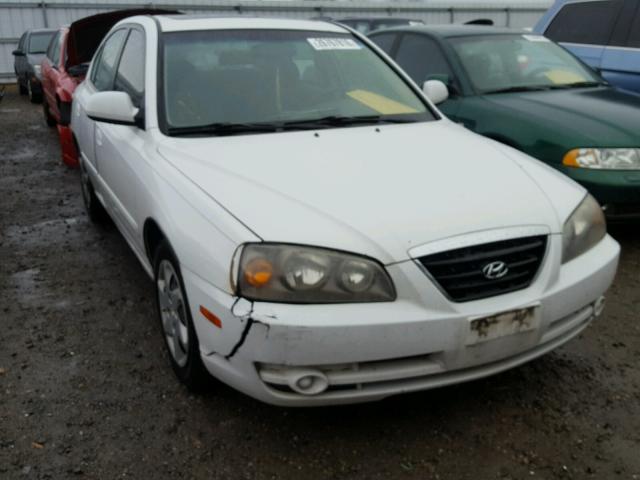 KMHDN46D76U360982 - 2006 HYUNDAI ELANTRA GL WHITE photo 1