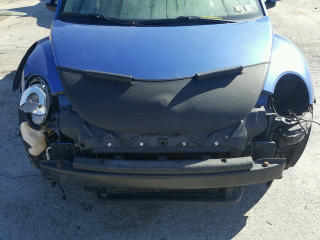 3VWCC21C3YM488231 - 2000 VOLKSWAGEN NEW BEETLE ლურჯი ფოტო 7