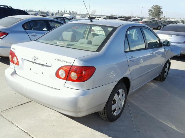 1NXBR32E66Z718707 - 2006 TOYOTA COROLLA CE SILVER photo 4