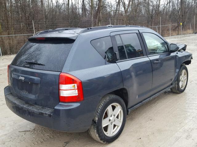 1J8FF47W67D278441 - 2007 JEEP COMPASS GRAY photo 4