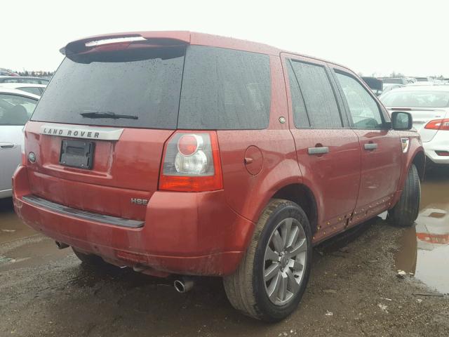 SALFR24NX8H086151 - 2008 LAND ROVER LR2 HSE RED photo 4