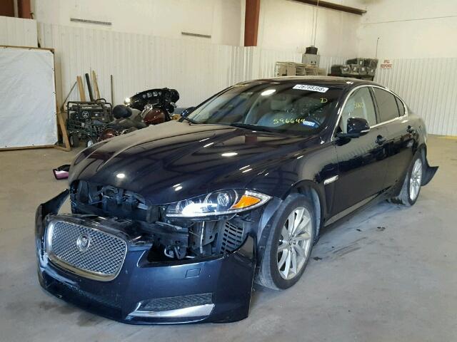 SAJWA0ES8DPS96644 - 2013 JAGUAR XF BLUE photo 2