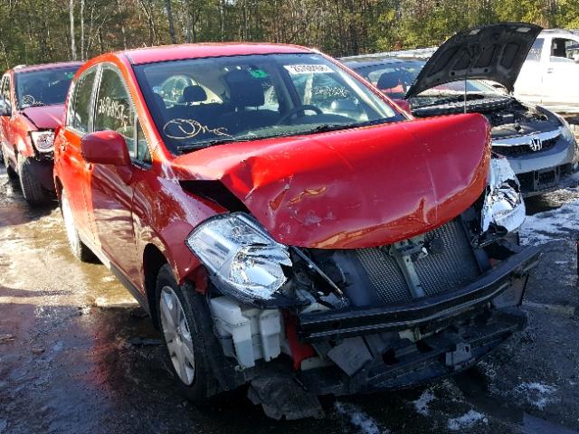 3N1BC1CP7AL462982 - 2010 NISSAN VERSA S RED photo 1