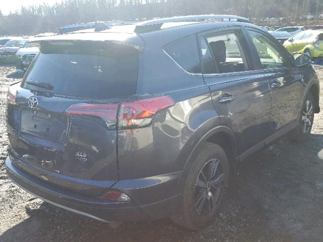 JTMRFREV0HD210326 - 2017 TOYOTA RAV4 XLE CHARCOAL photo 4