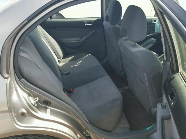 JHMES96644S013939 - 2004 HONDA CIVIC HYBR GRAY photo 6