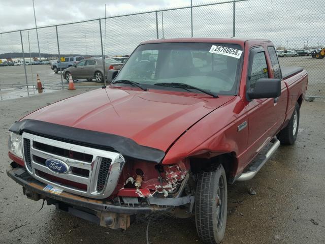 1FTKR1ED4APA71002 - 2010 FORD RANGER SUP RED photo 2