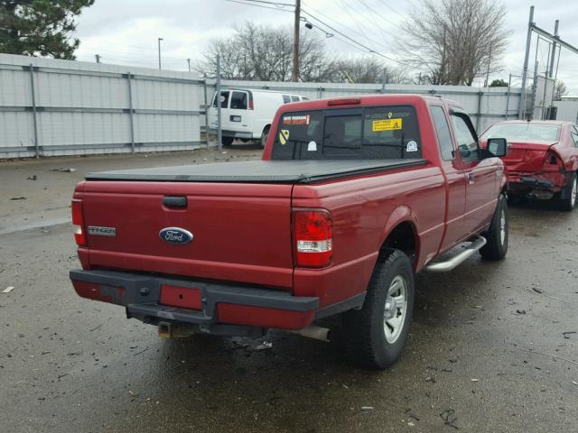 1FTKR1ED4APA71002 - 2010 FORD RANGER SUP RED photo 4