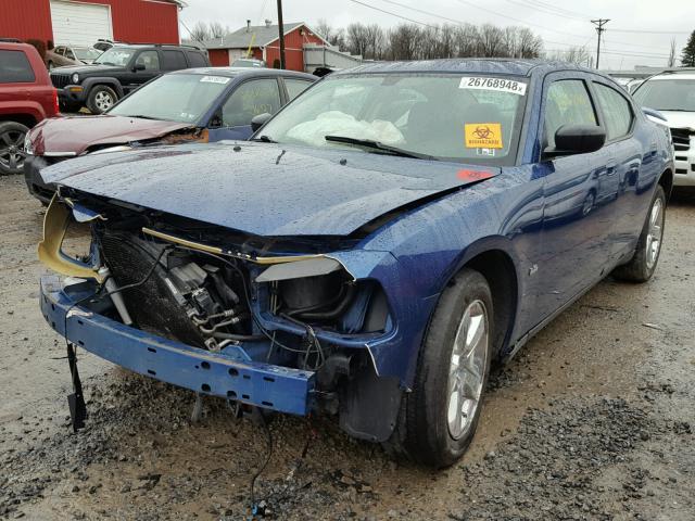 2B3KA33V89H576766 - 2009 DODGE CHARGER SX BLUE photo 2