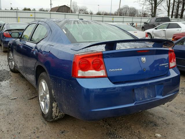 2B3KA33V89H576766 - 2009 DODGE CHARGER SX BLUE photo 3