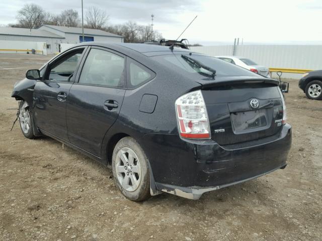 JTDKB20U263149972 - 2006 TOYOTA PRIUS BLACK photo 3