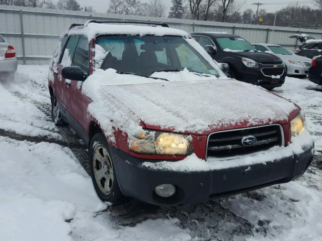 JF1SG63643H728326 - 2003 SUBARU FORESTER 2 MAROON photo 1