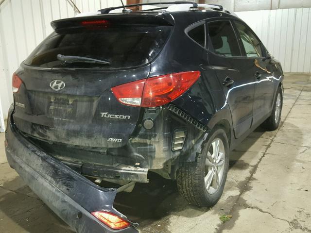 KM8JUCAC4CU397059 - 2012 HYUNDAI TUCSON GLS BLACK photo 4