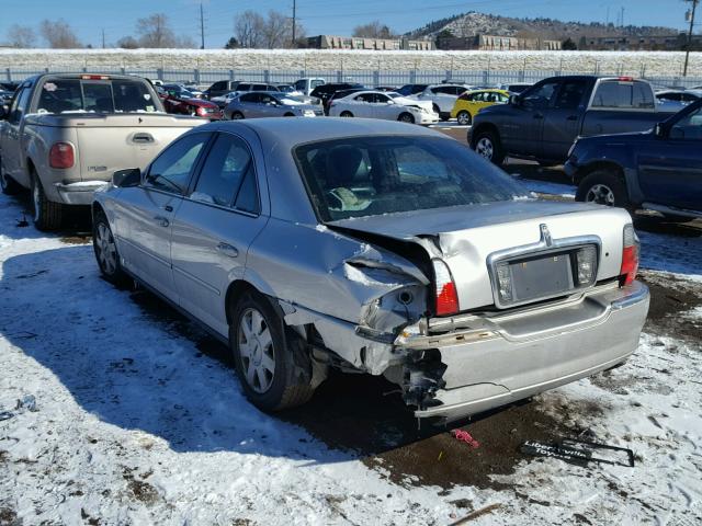 1LNHM86S83Y660948 - 2003 LINCOLN LS SILVER photo 3