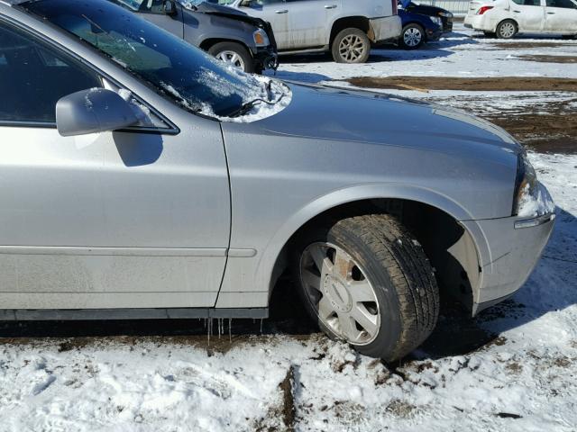 1LNHM86S83Y660948 - 2003 LINCOLN LS SILVER photo 9