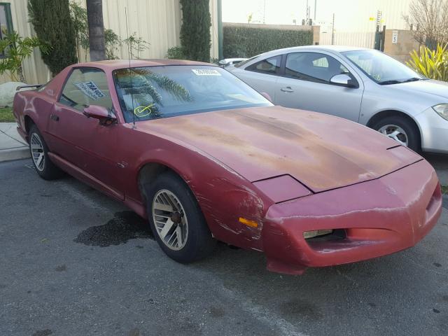 1G2FS23T2ML239970 - 1991 PONTIAC FIREBIRD RED photo 1