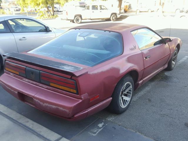 1G2FS23T2ML239970 - 1991 PONTIAC FIREBIRD RED photo 4