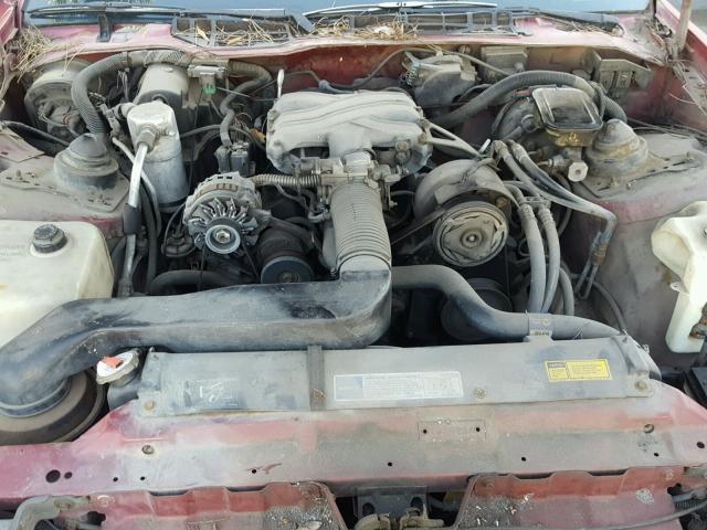 1G2FS23T2ML239970 - 1991 PONTIAC FIREBIRD RED photo 7